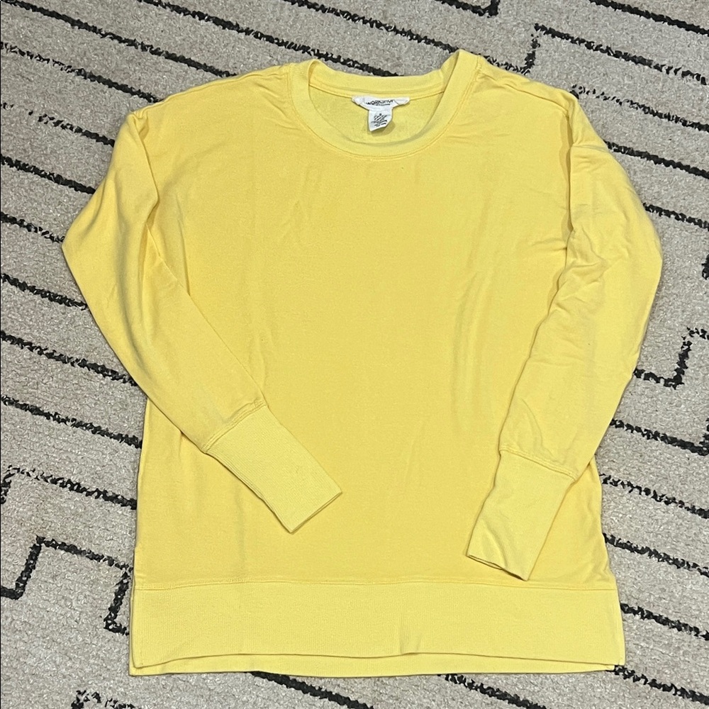 Workshop Republic Clothing Yellow Crewneck Sweater